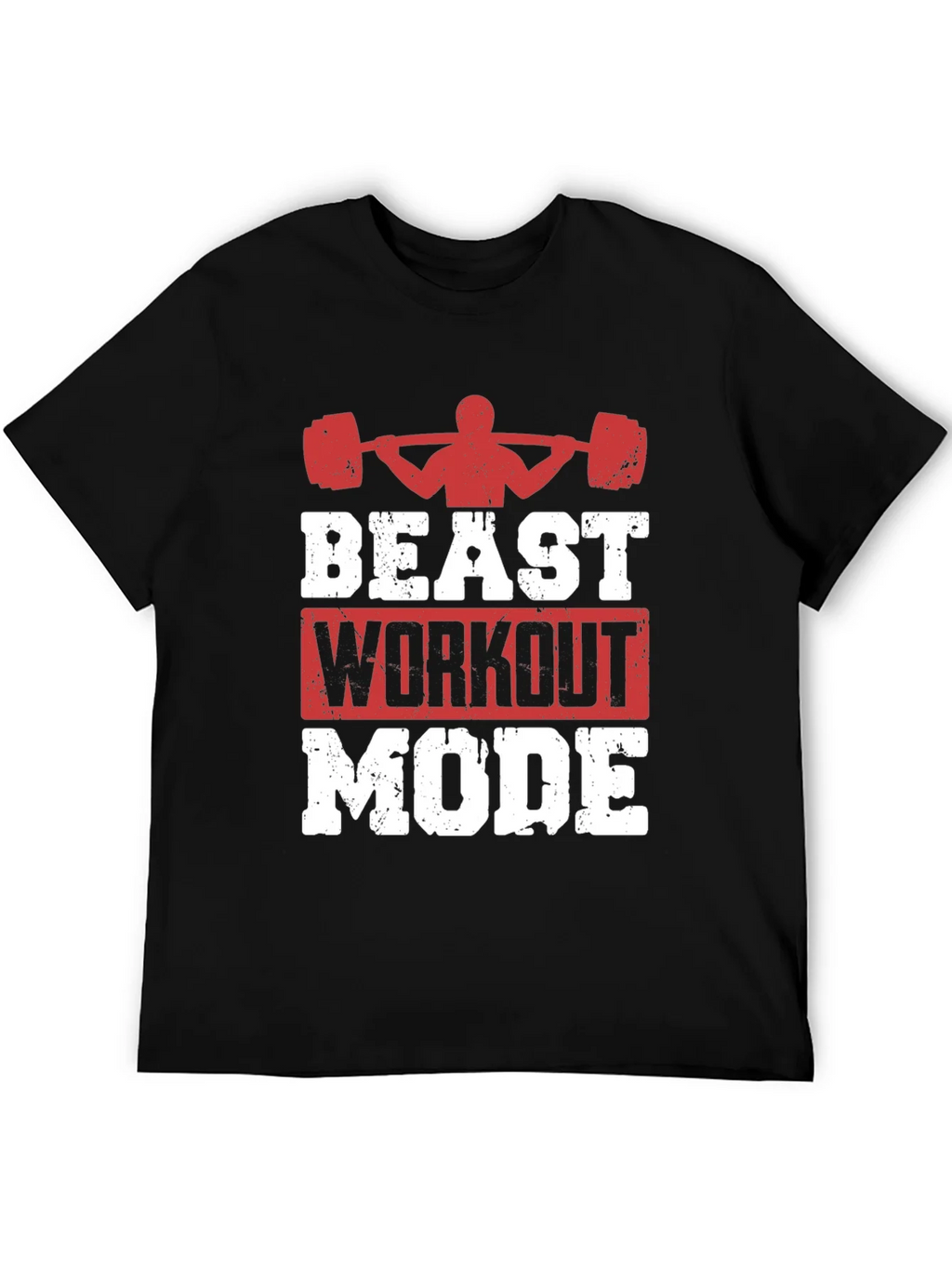 Beast Workout Mode Graphic Tee - Gym Motivation product image 5