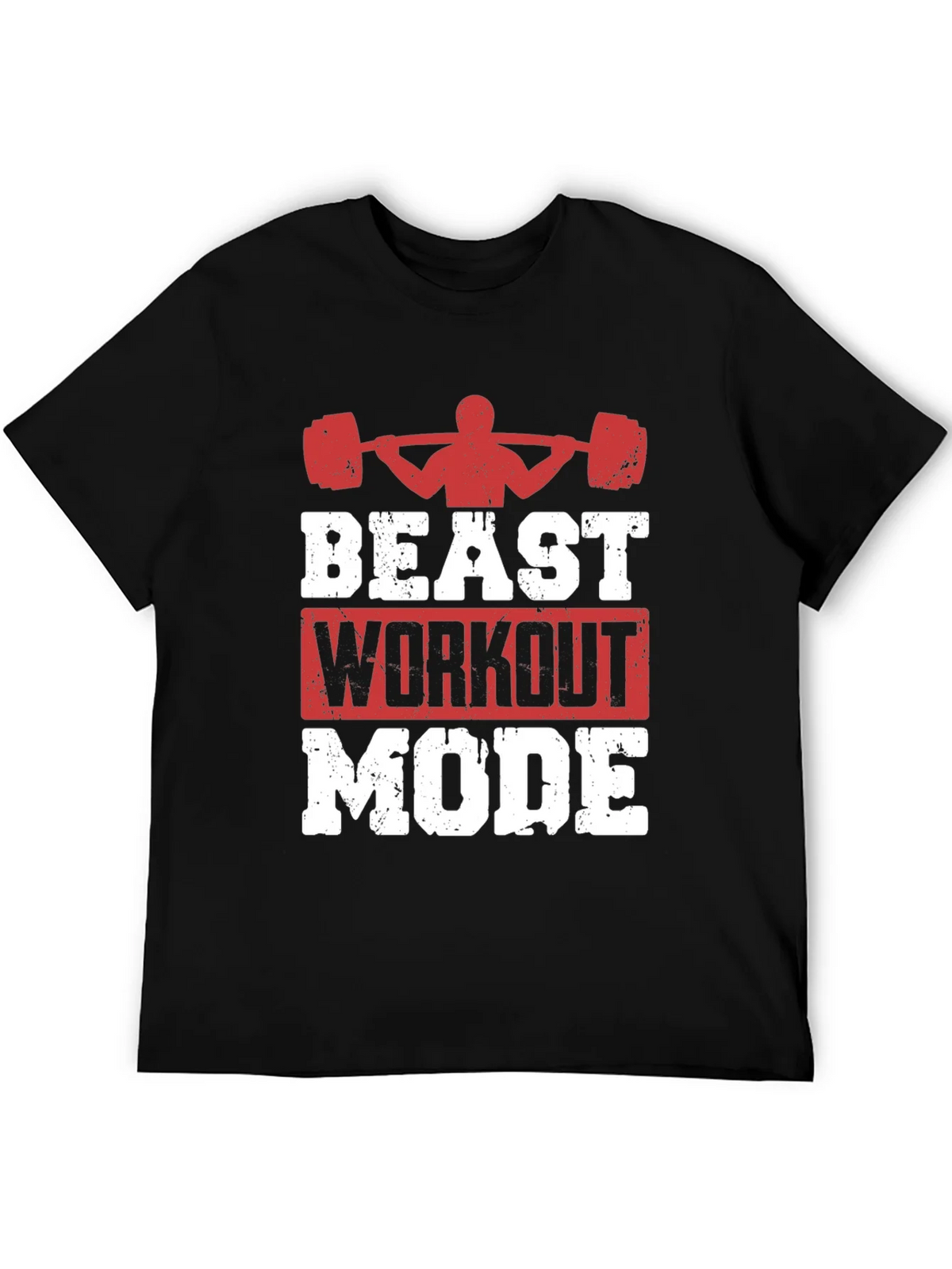 Beast Workout Mode Graphic Tee - Gym Motivation product image 5