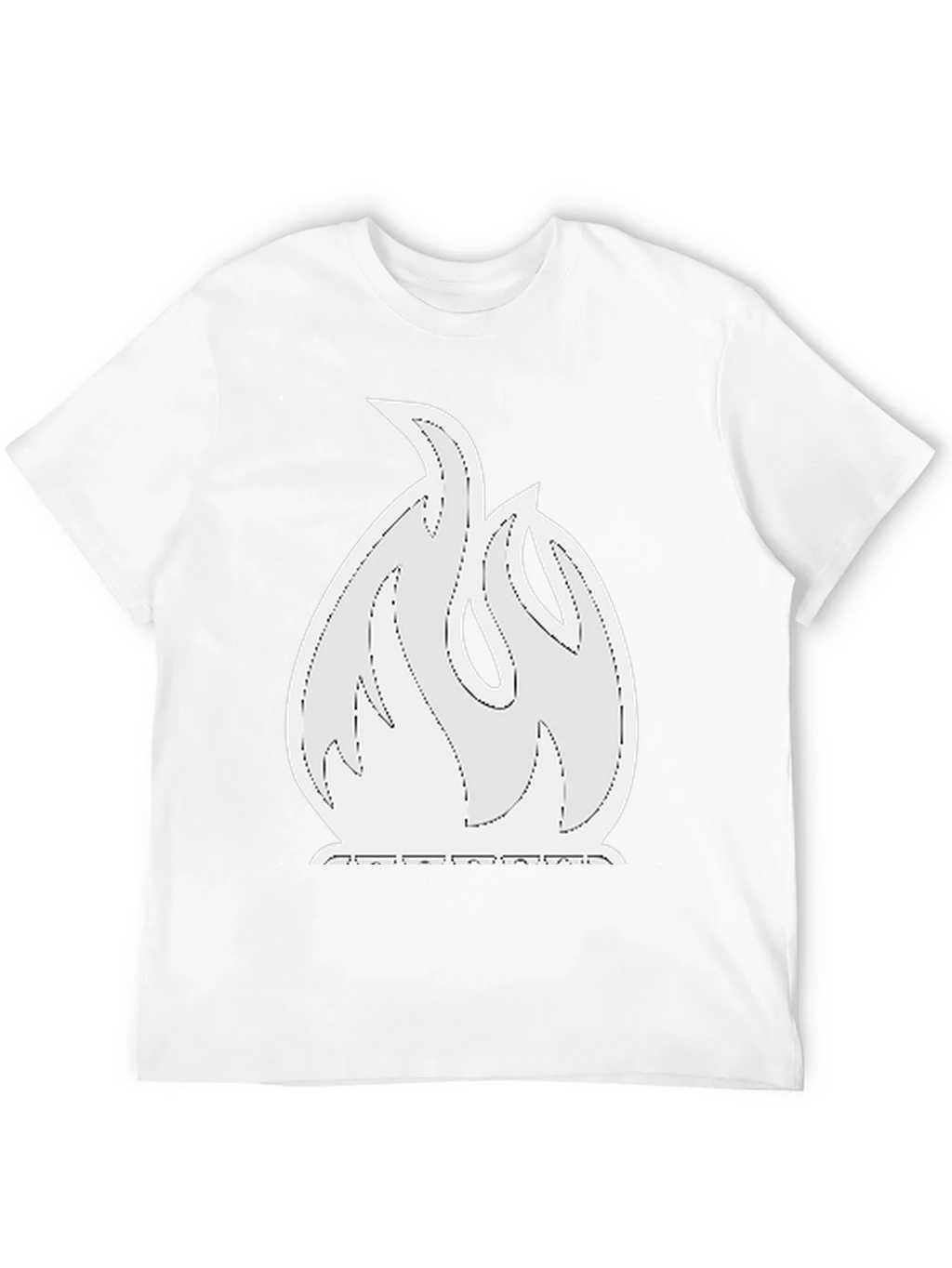 Flame Graphic Tee - Black Cotton Blend Shirt product image 11