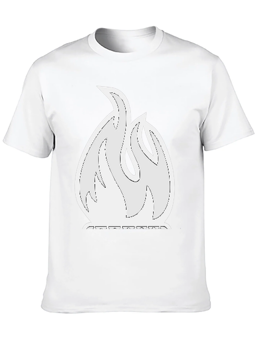 Flame Graphic Tee - Black Cotton Blend Shirt product image 9