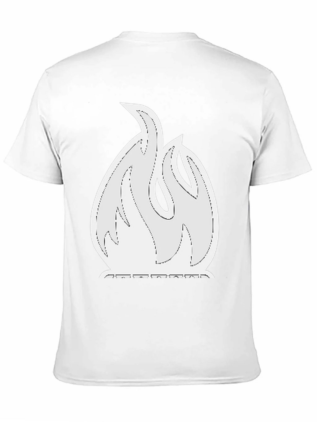 Flame Graphic Tee - Black Cotton Blend Shirt product image 10