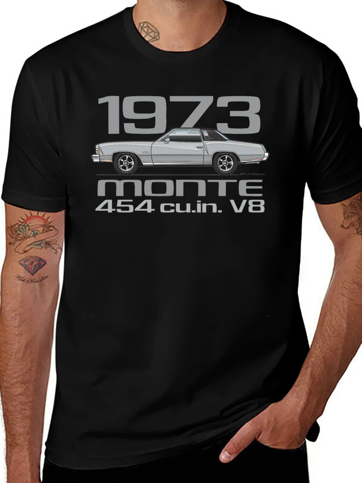 1973 Monte Carlo 454 V8 T-Shirt product image 1