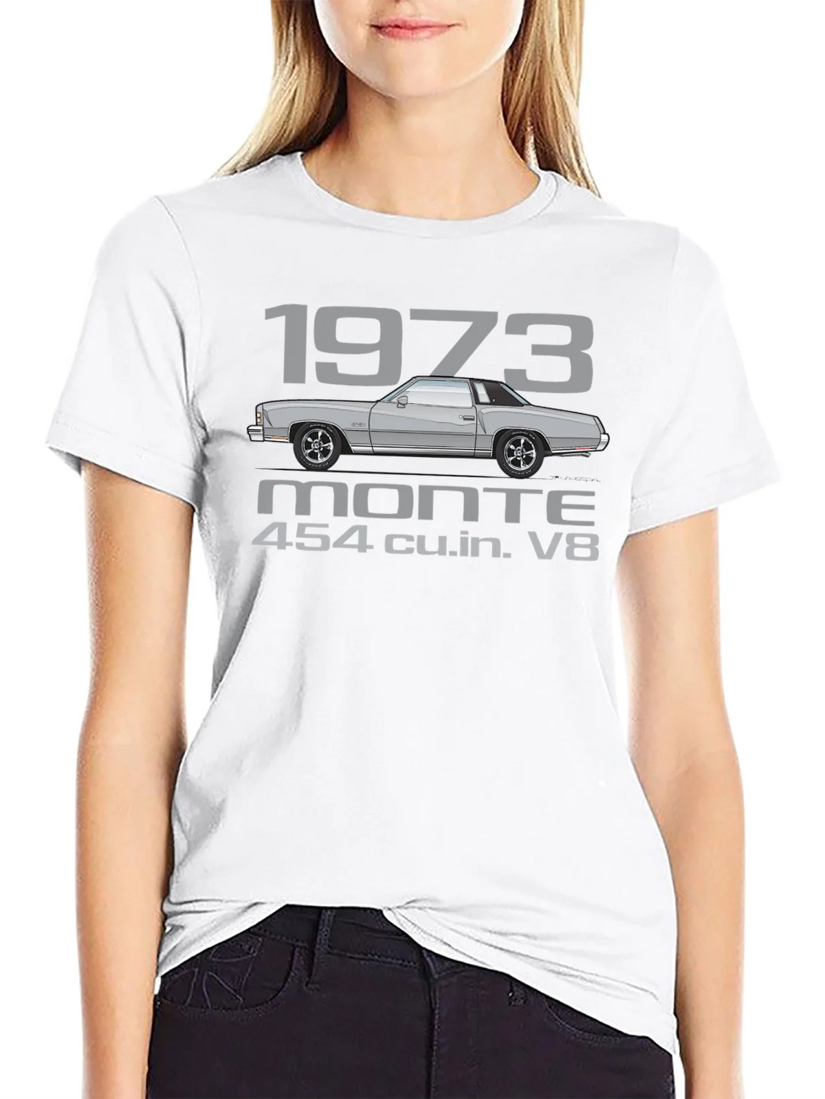 1973 Monte Carlo 454 V8 T-Shirt product image 8