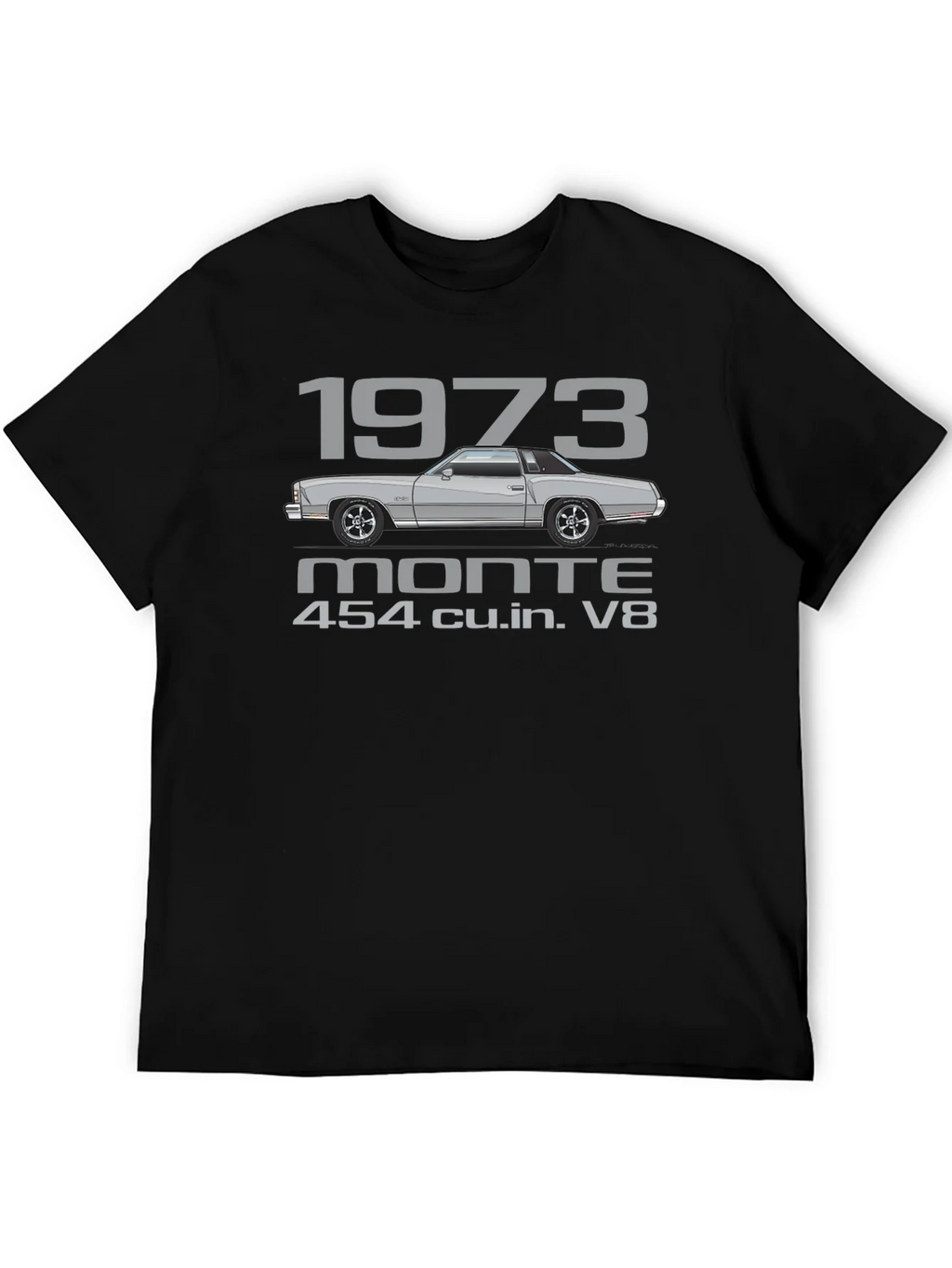 1973 Monte Carlo 454 V8 T-Shirt product image 5