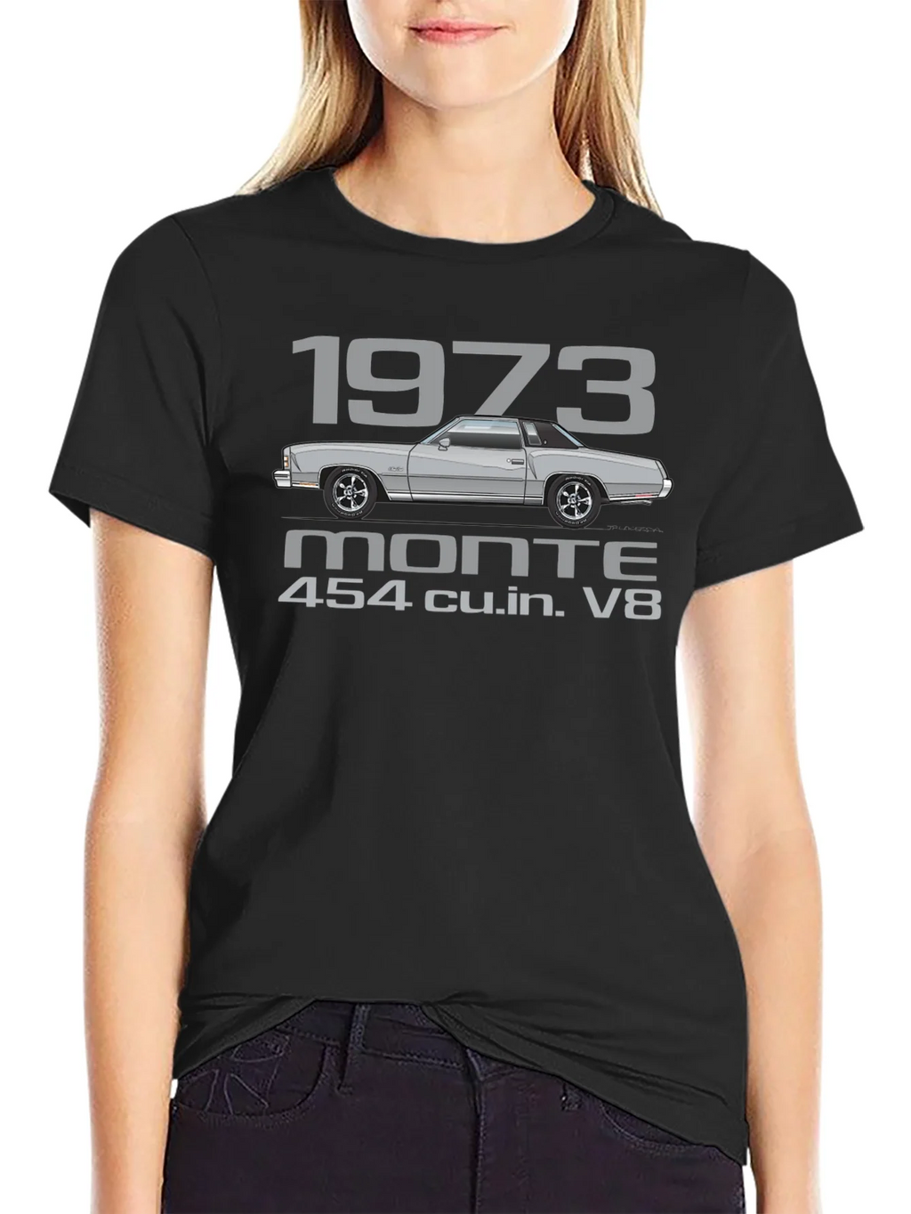 1973 Monte Carlo 454 V8 T-Shirt product image 2