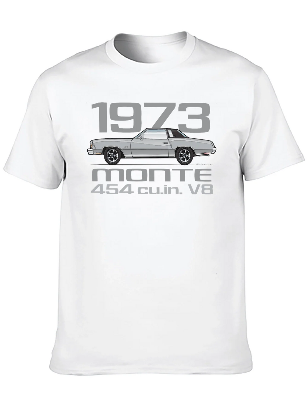1973 Monte Carlo 454 V8 T-Shirt product image 9