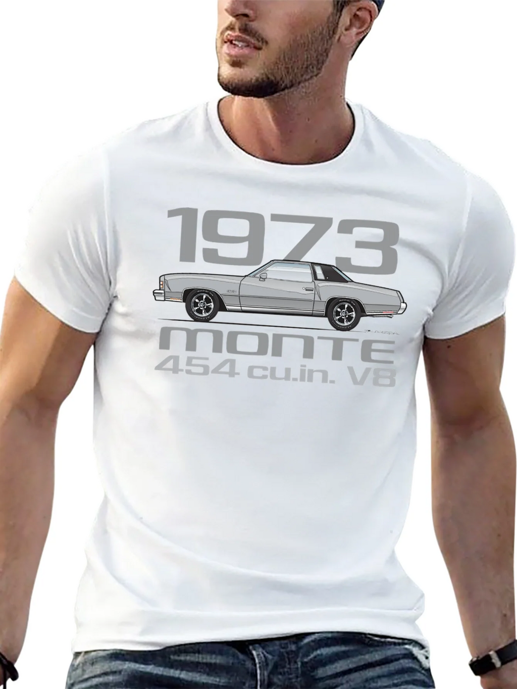 1973 Monte Carlo 454 V8 T-Shirt product image 12