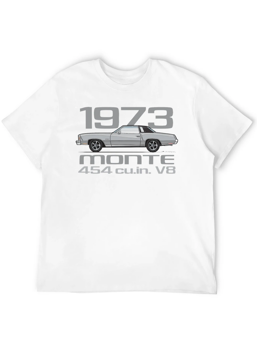 1973 Monte Carlo 454 V8 T-Shirt product image 11