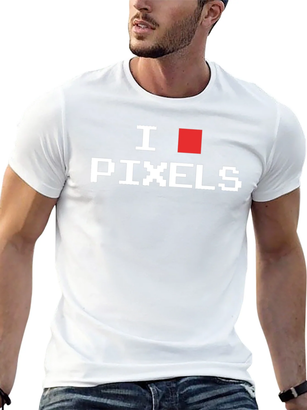 I Love Pixels Graphic T-Shirt - Gamer Style product image 12