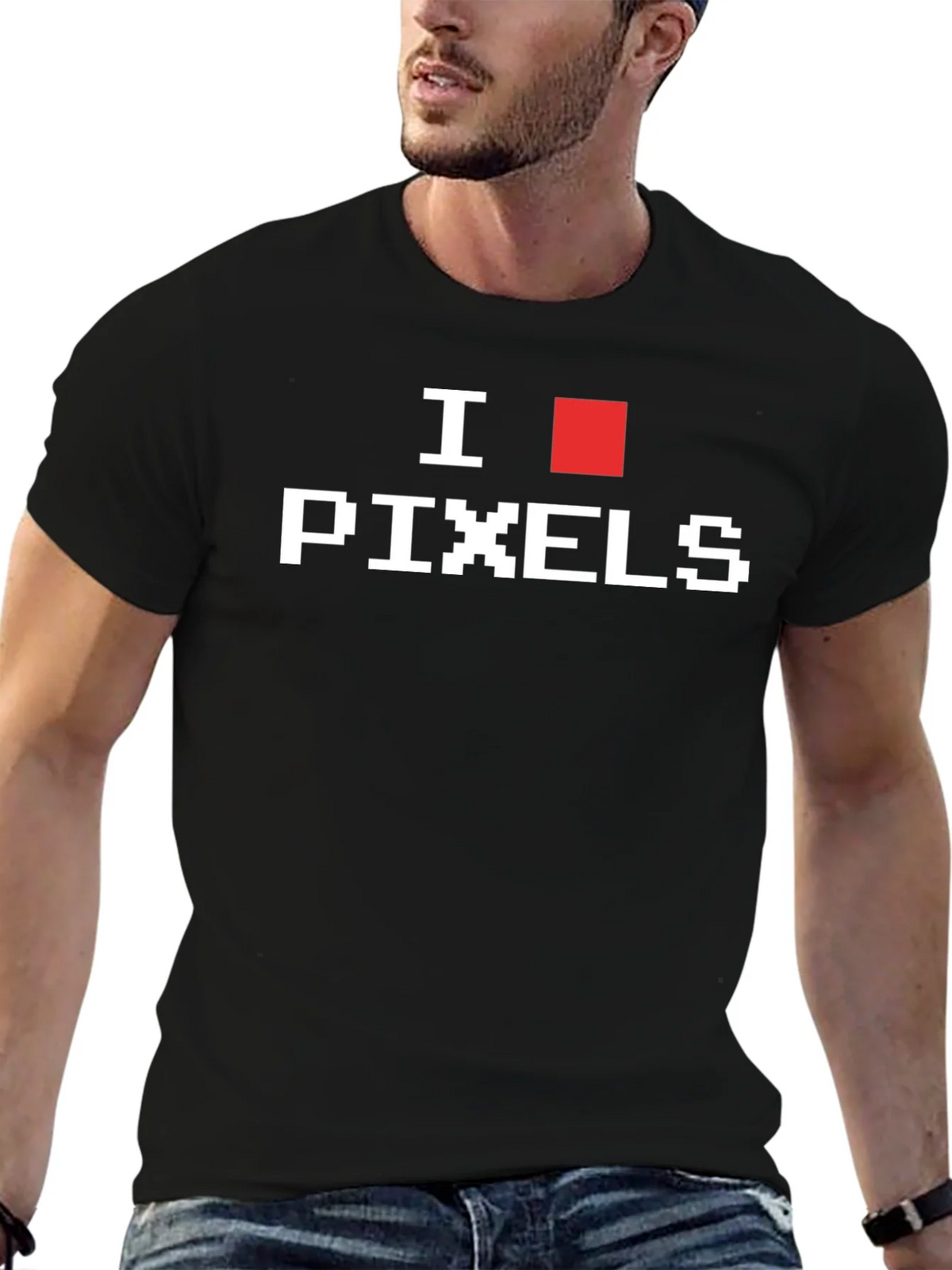 I Love Pixels Graphic T-Shirt - Gamer Style product image 6