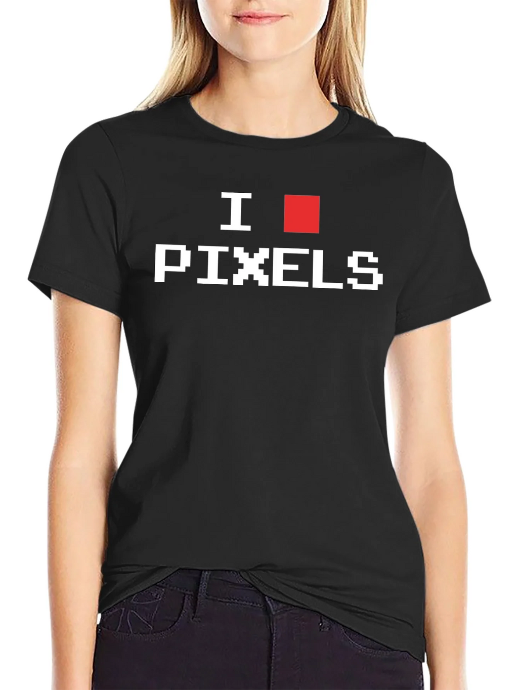 I Love Pixels Graphic T-Shirt - Gamer Style product image 2