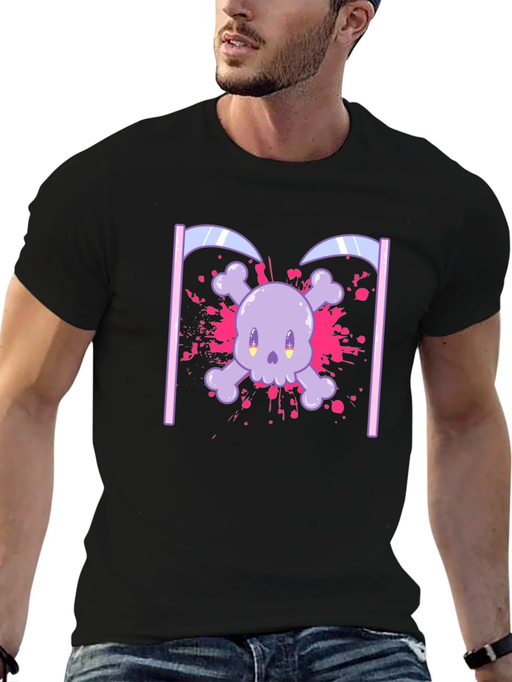 Cute Skull and Crossbones Graphic T-Shirt product image 6