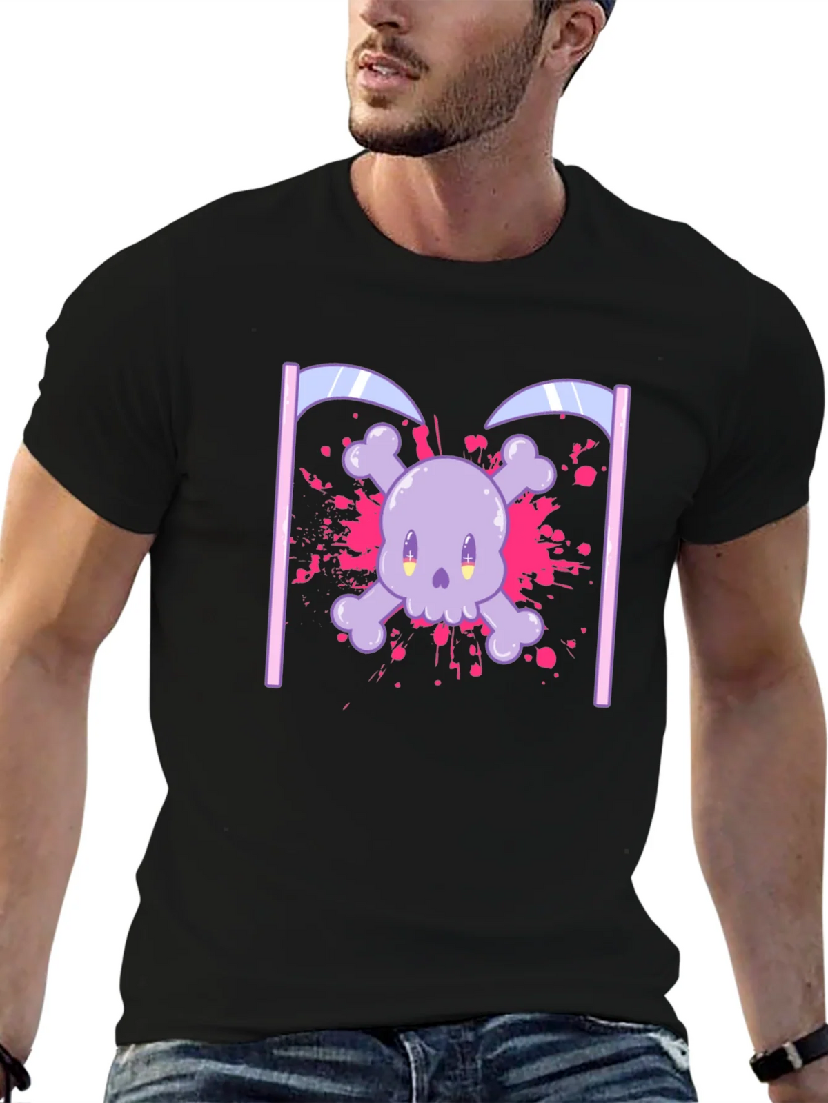 Cute Skull and Crossbones Graphic T-Shirt product image 6