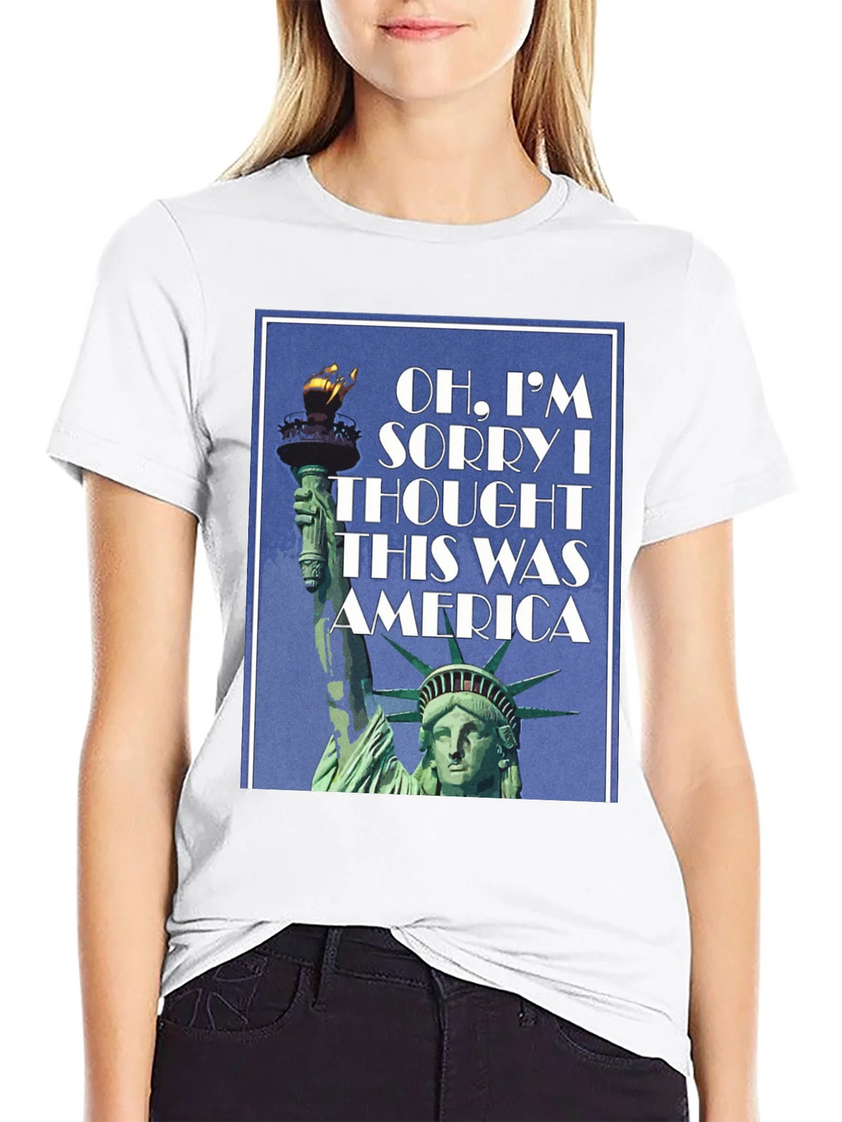 America Statue Liberty T-Shirt - Patriotic Design product image 7