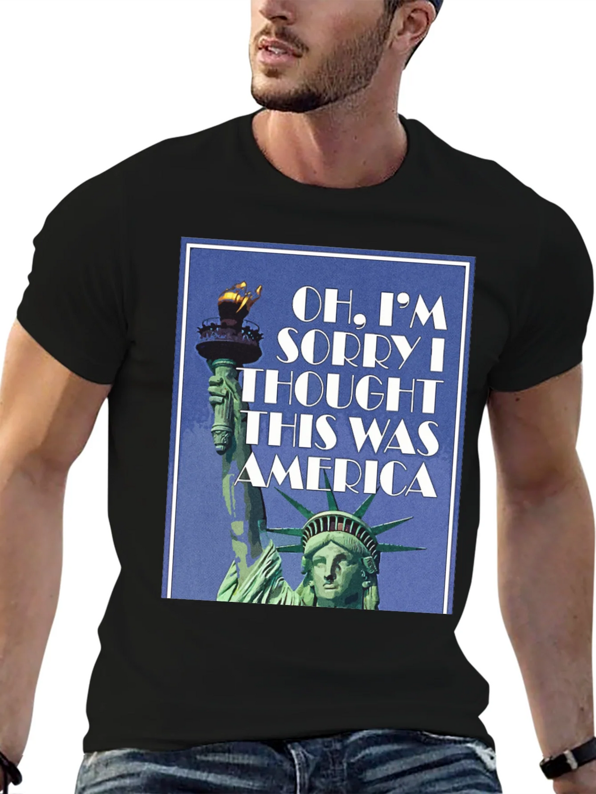 America Statue Liberty T-Shirt - Patriotic Design product image 5
