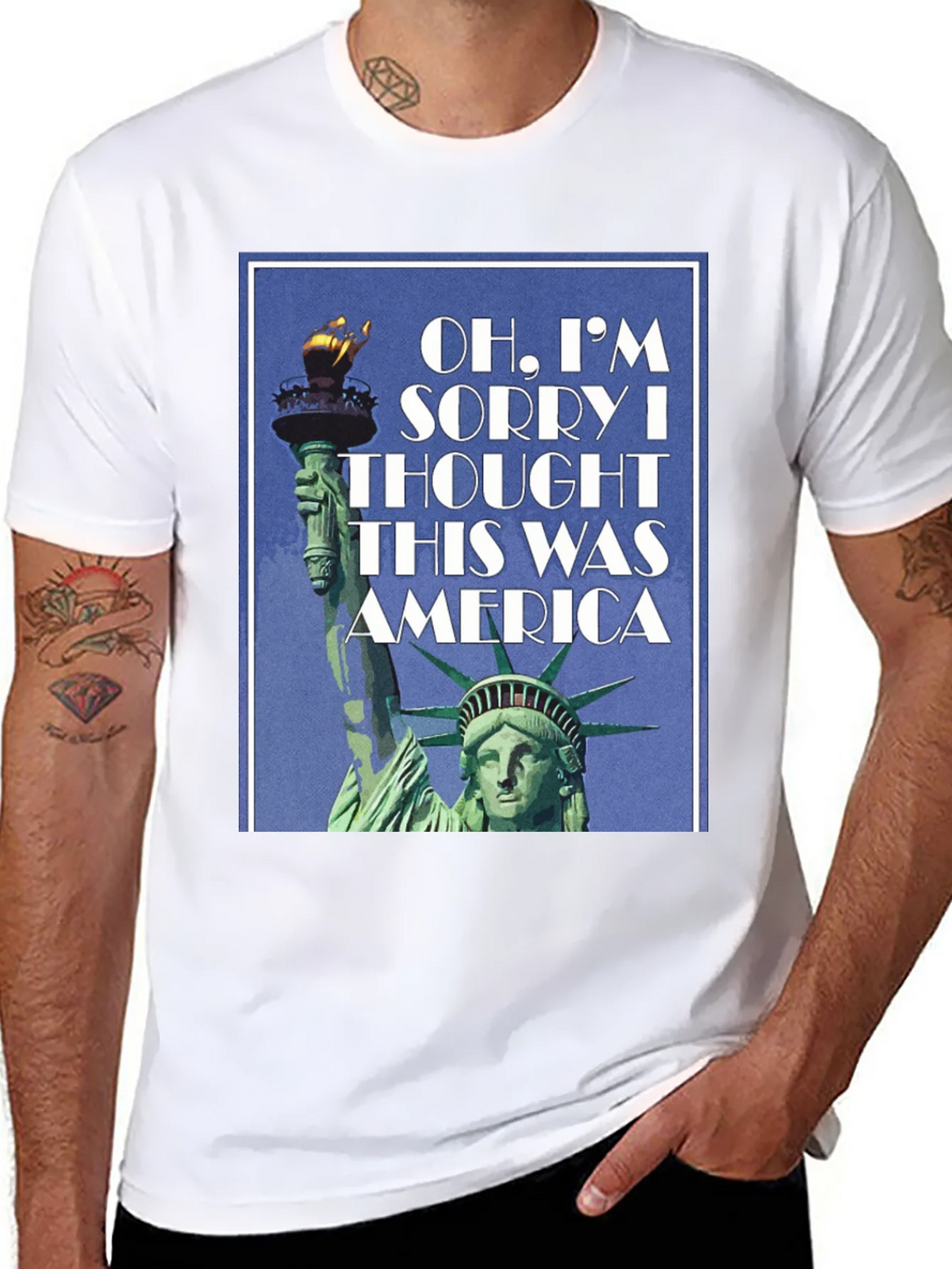 America Statue Liberty T-Shirt - Patriotic Design product image 6