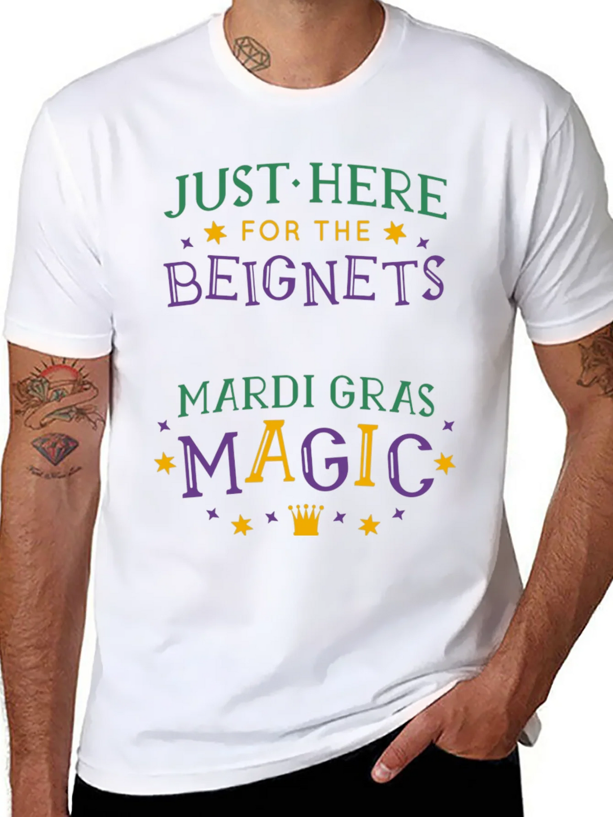 Mardi Gras Beignets T-Shirt product image 7