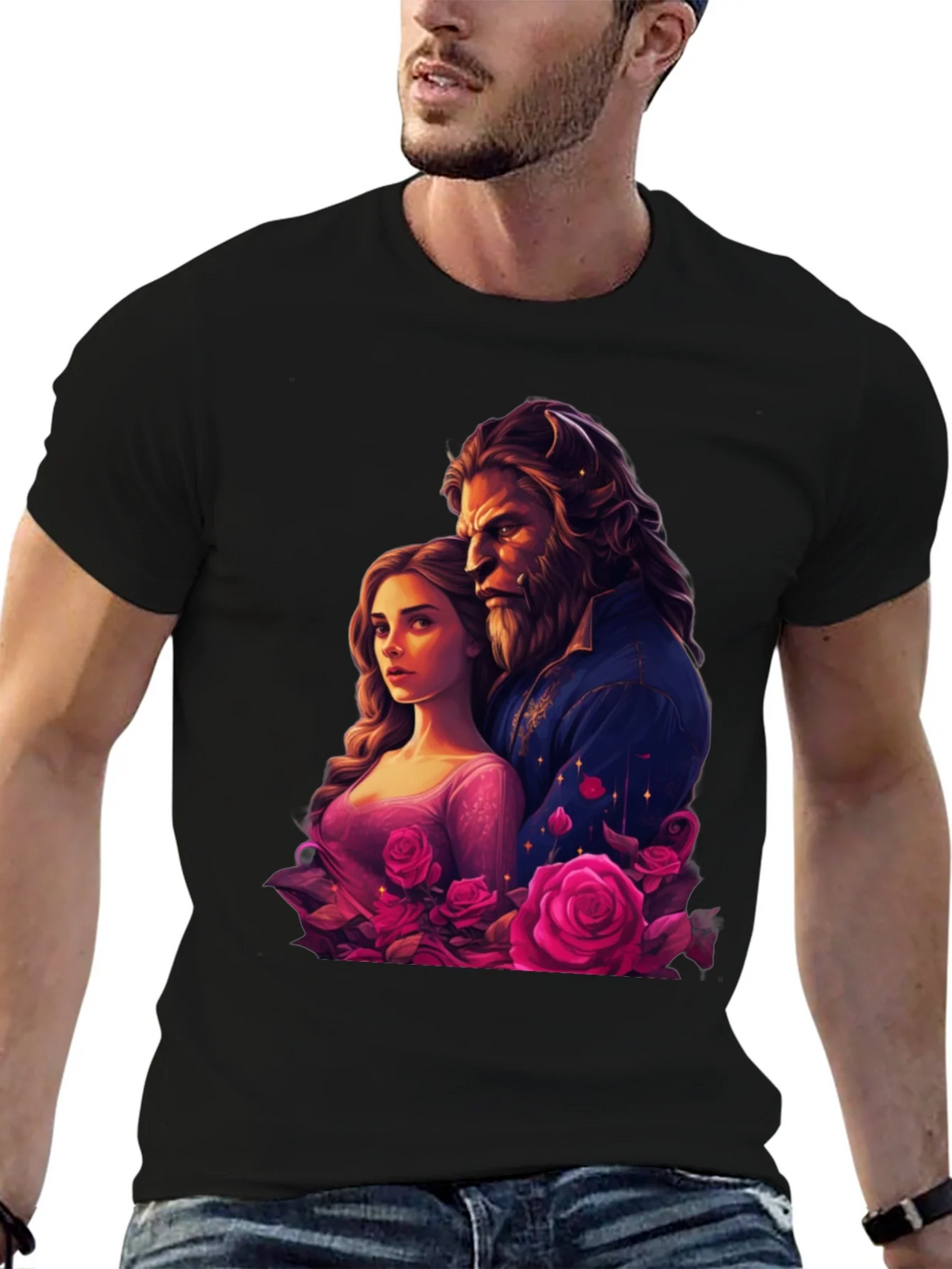 Beauty and the Beast Rose T-Shirt product image 6