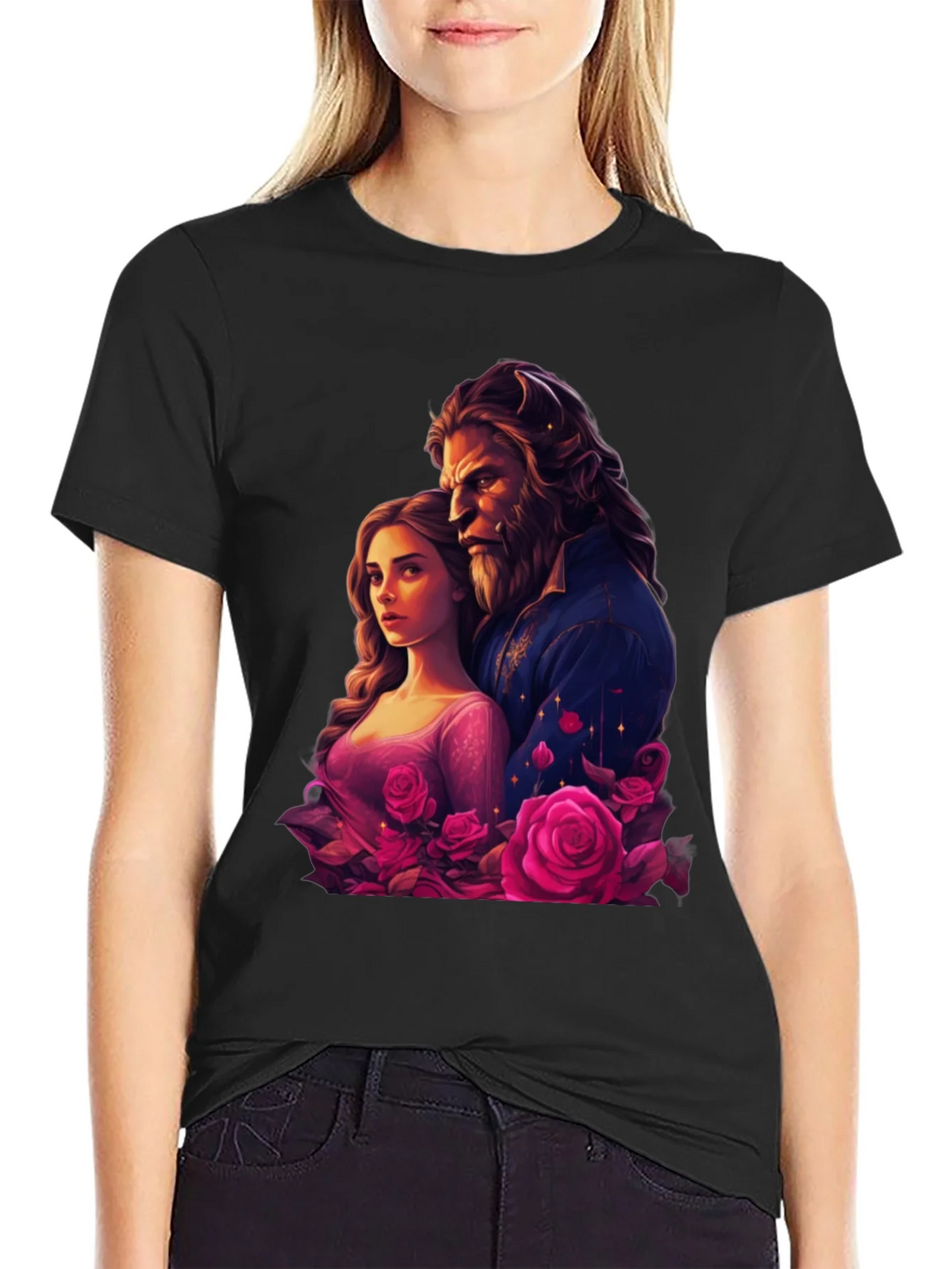 Beauty and the Beast Rose T-Shirt product image 2