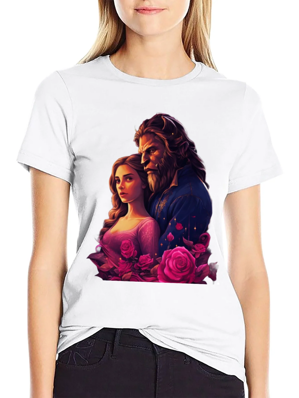 Beauty and the Beast Rose T-Shirt product image 8