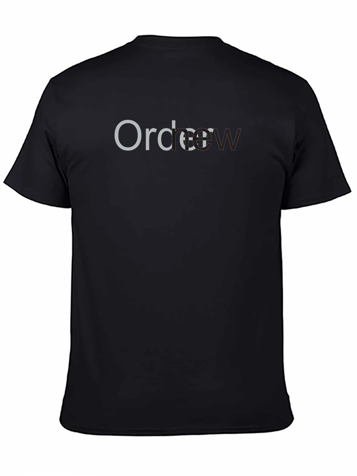 Order Now Black Crewneck T-Shirt product image 4