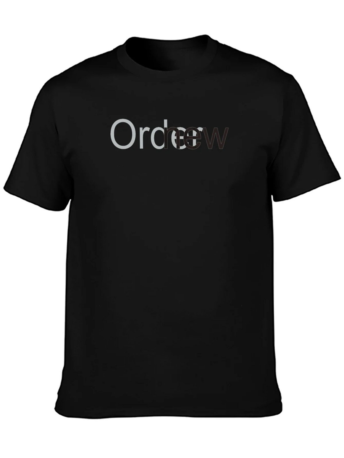 Order Now Black Crewneck T-Shirt product image 3