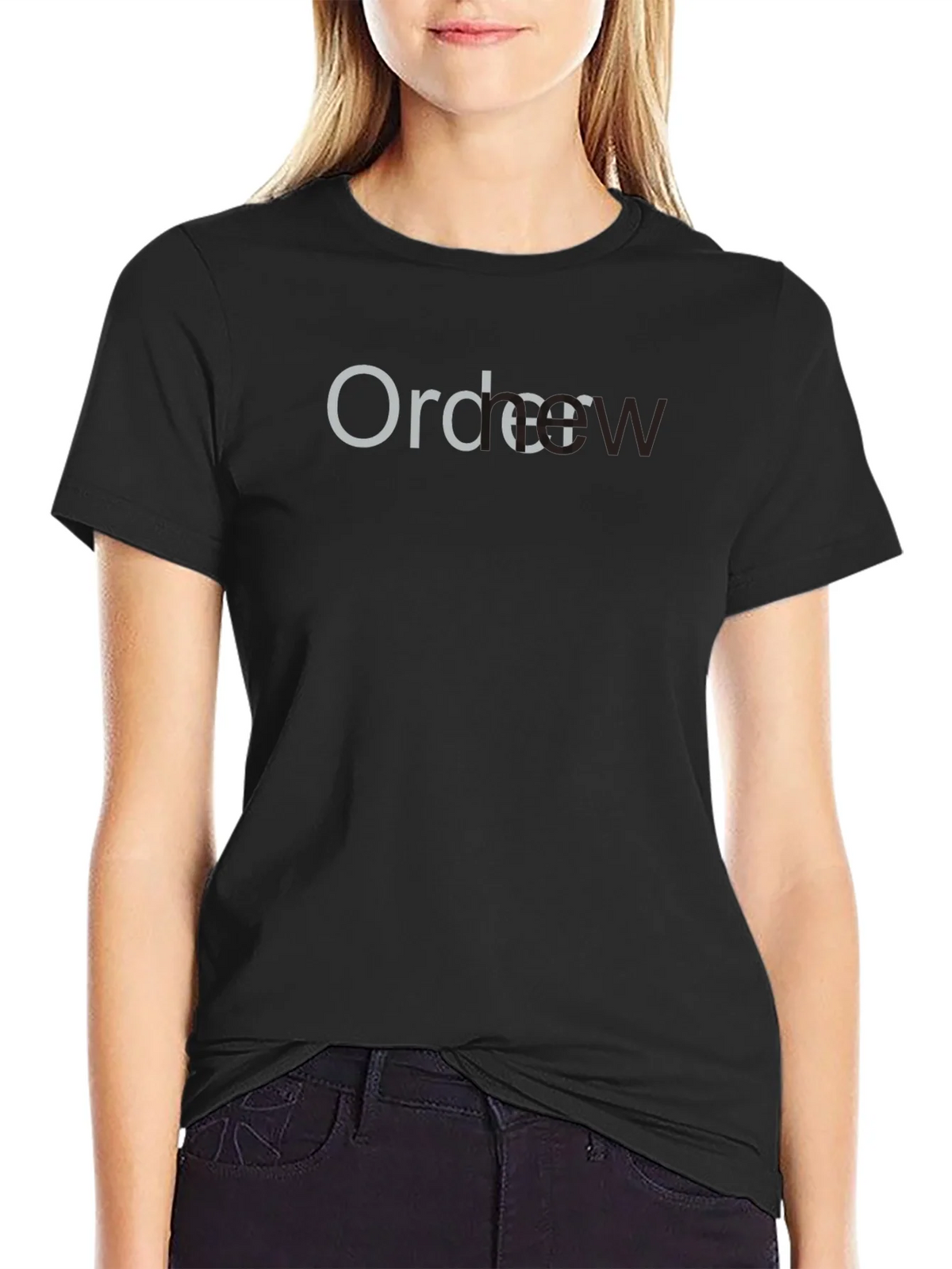 Order Now Black Crewneck T-Shirt product image 2