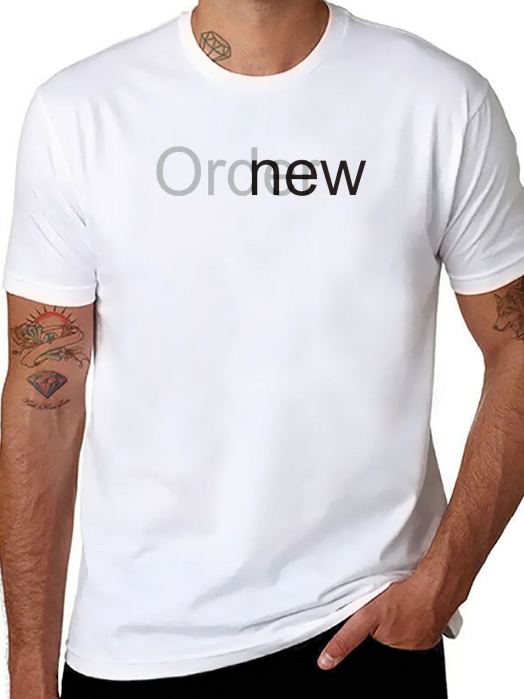 Order Now Black Crewneck T-Shirt product image 7