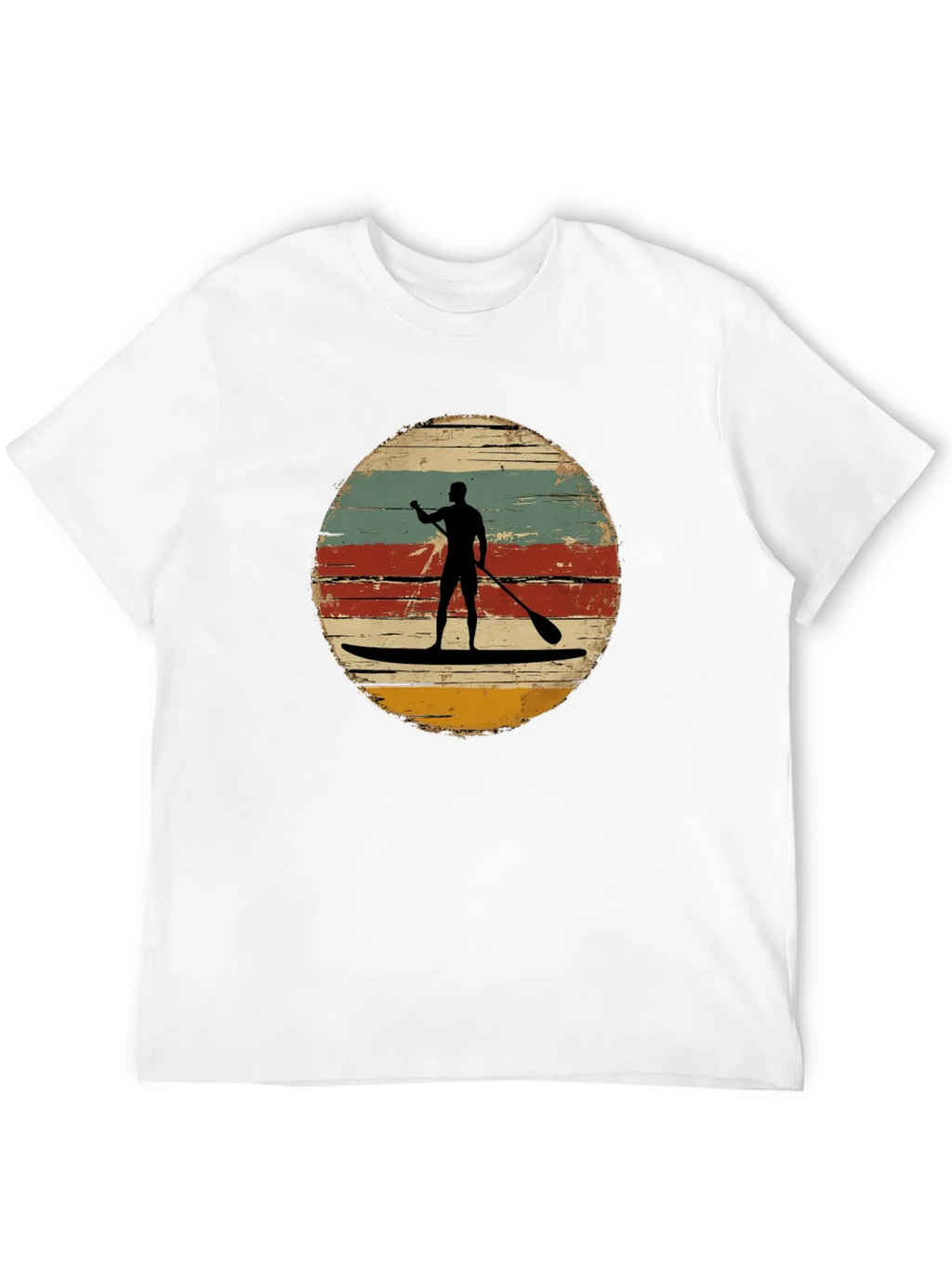 Retro Paddle Boarding T-Shirt - Vintage Style Surfing Tee product image 11