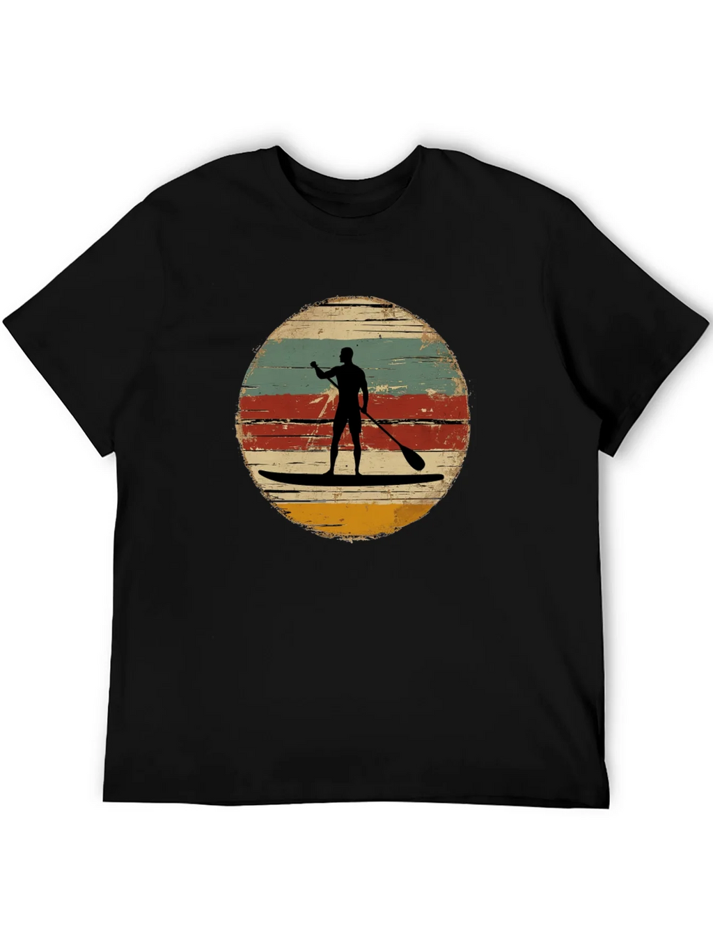 Retro Paddle Boarding T-Shirt - Vintage Style Surfing Tee product image 5