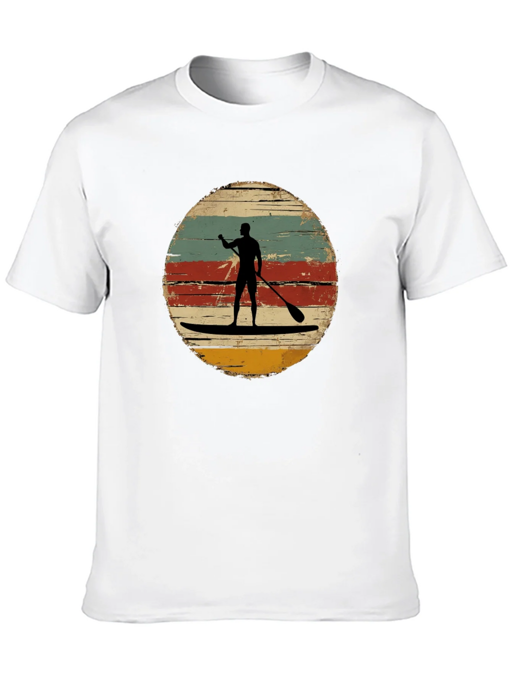 Retro Paddle Boarding T-Shirt - Vintage Style Surfing Tee product image 9