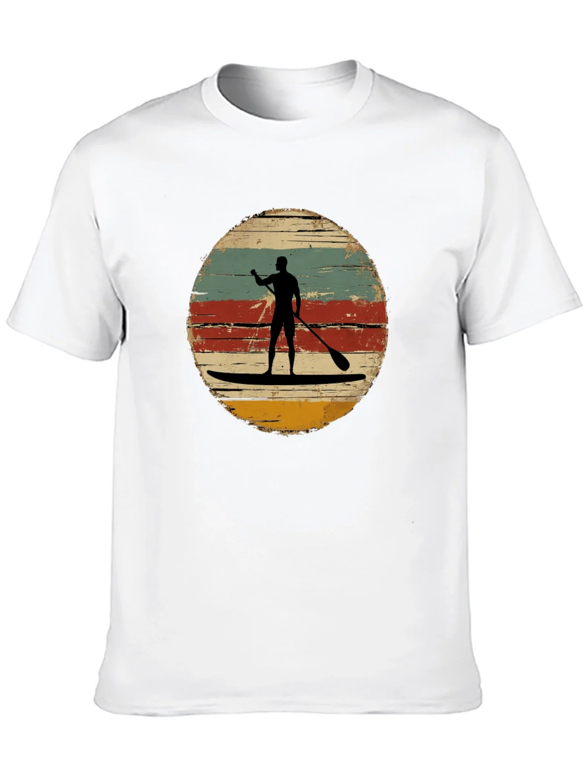 Retro Paddle Boarding T-Shirt - Vintage Style Surfing Tee product image 9
