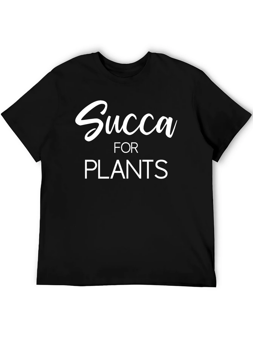 Succa for Plants Graphic Tee - Black Cotton Shirt product image 5
