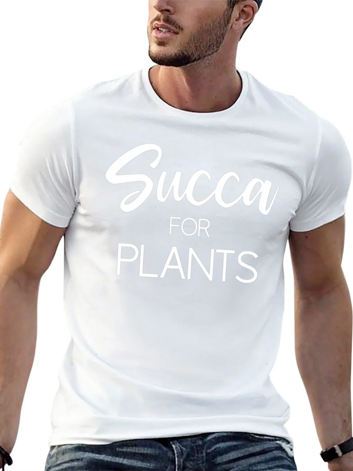 Succa for Plants Graphic Tee - Black Cotton Shirt product image 12