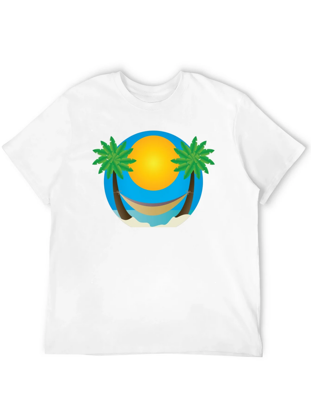 Tropical Beach Hammock Graphic Tee product image 11