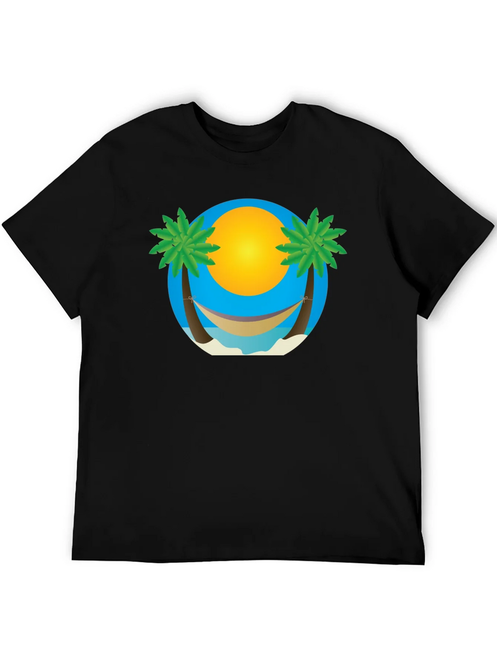 Tropical Beach Hammock Graphic Tee product image 5