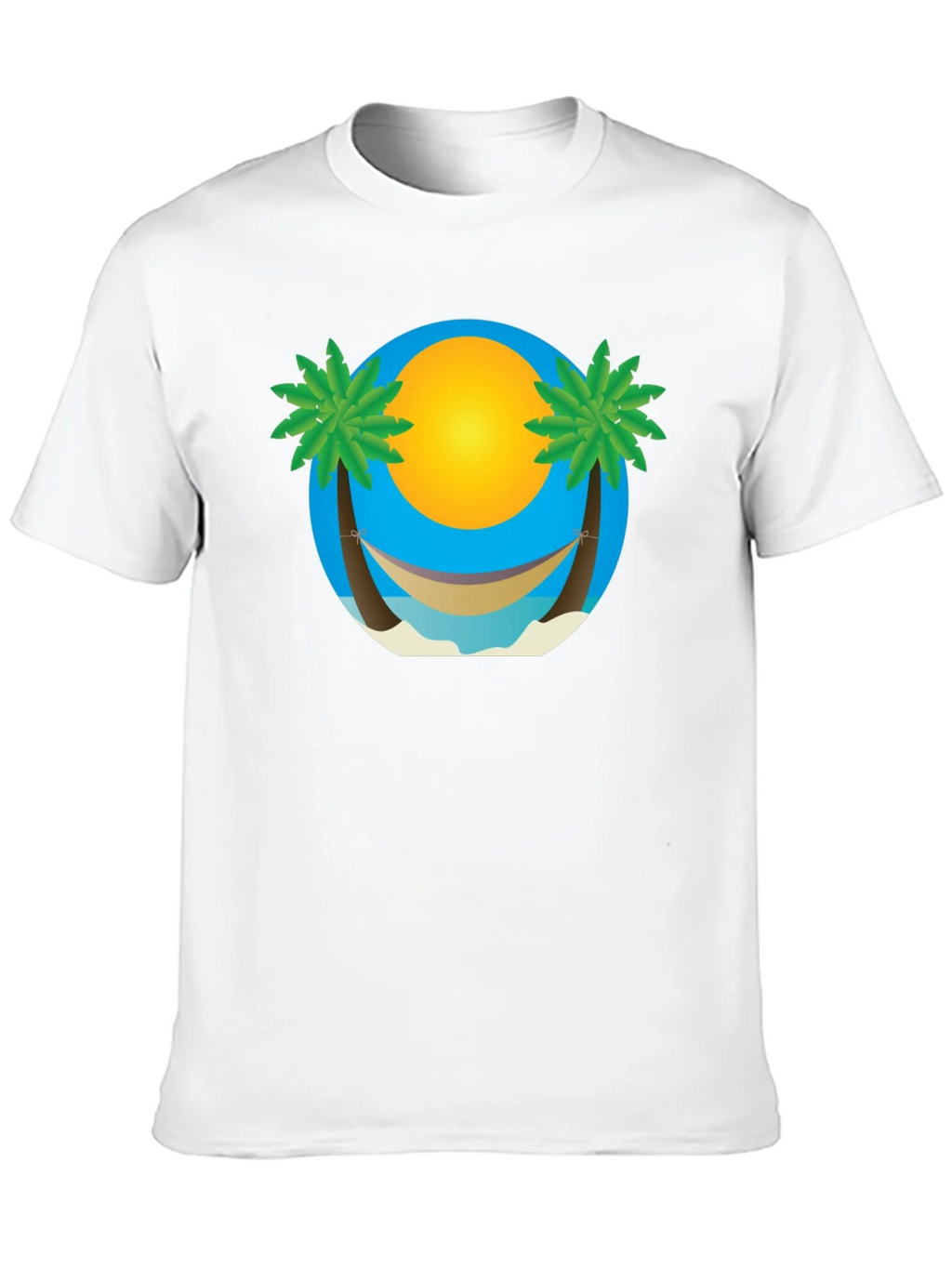 Tropical Beach Hammock Graphic Tee product image 9