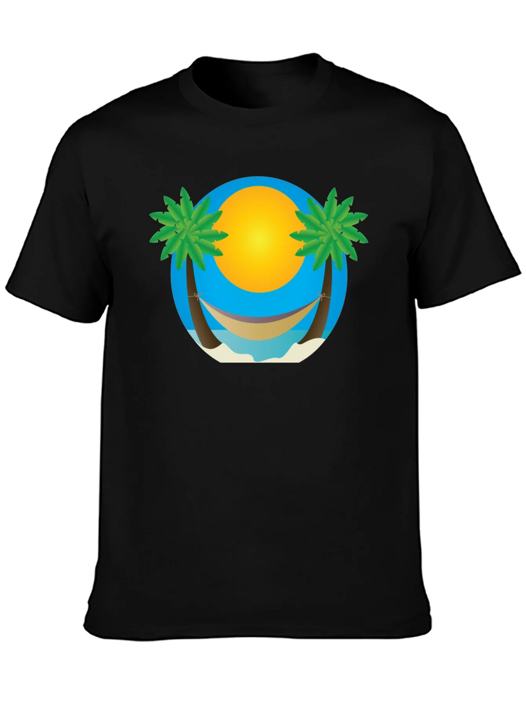 Tropical Beach Hammock Graphic Tee product image 3