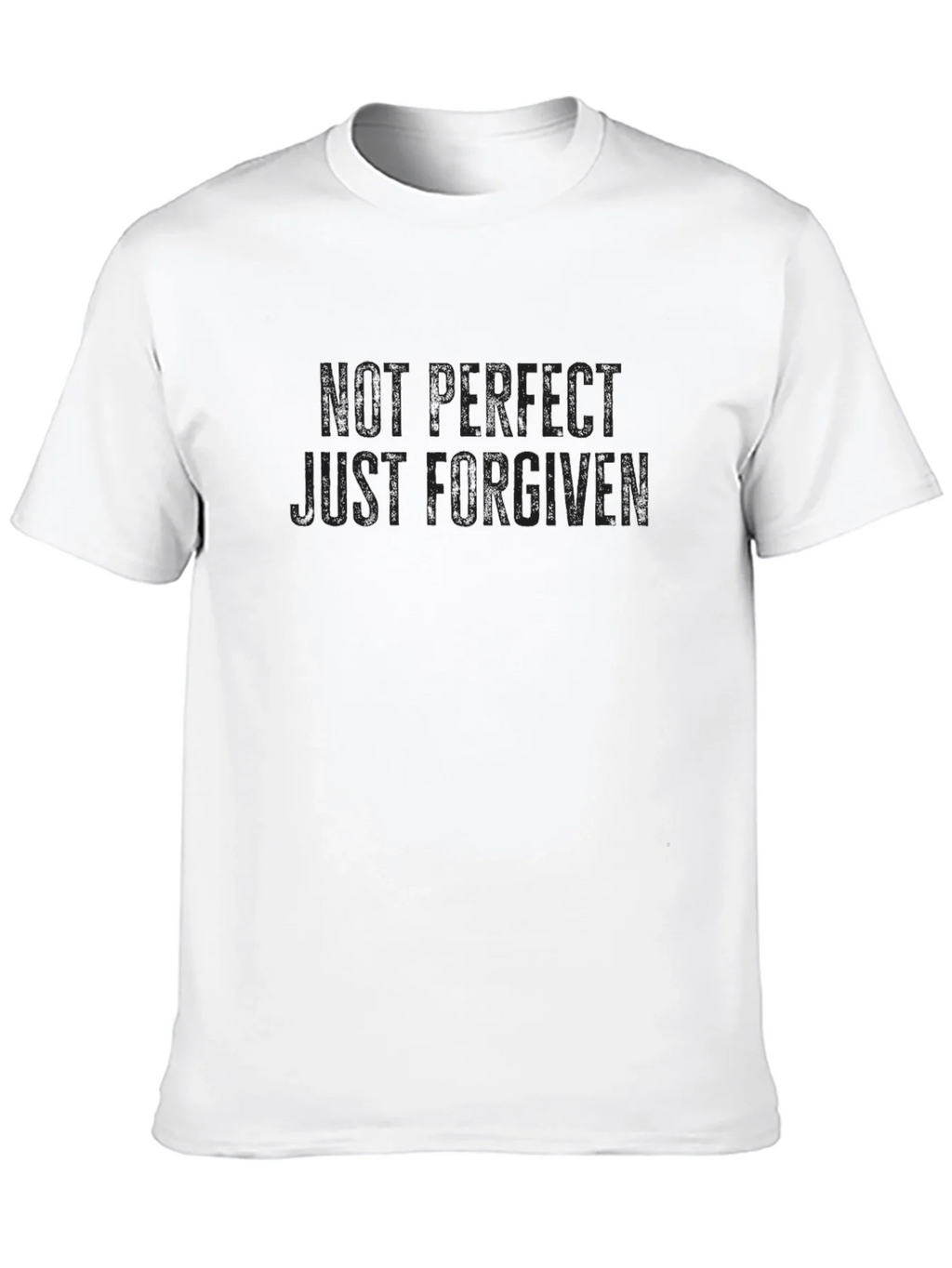 Not Perfect Just Forgiven Black T-Shirt product image 9