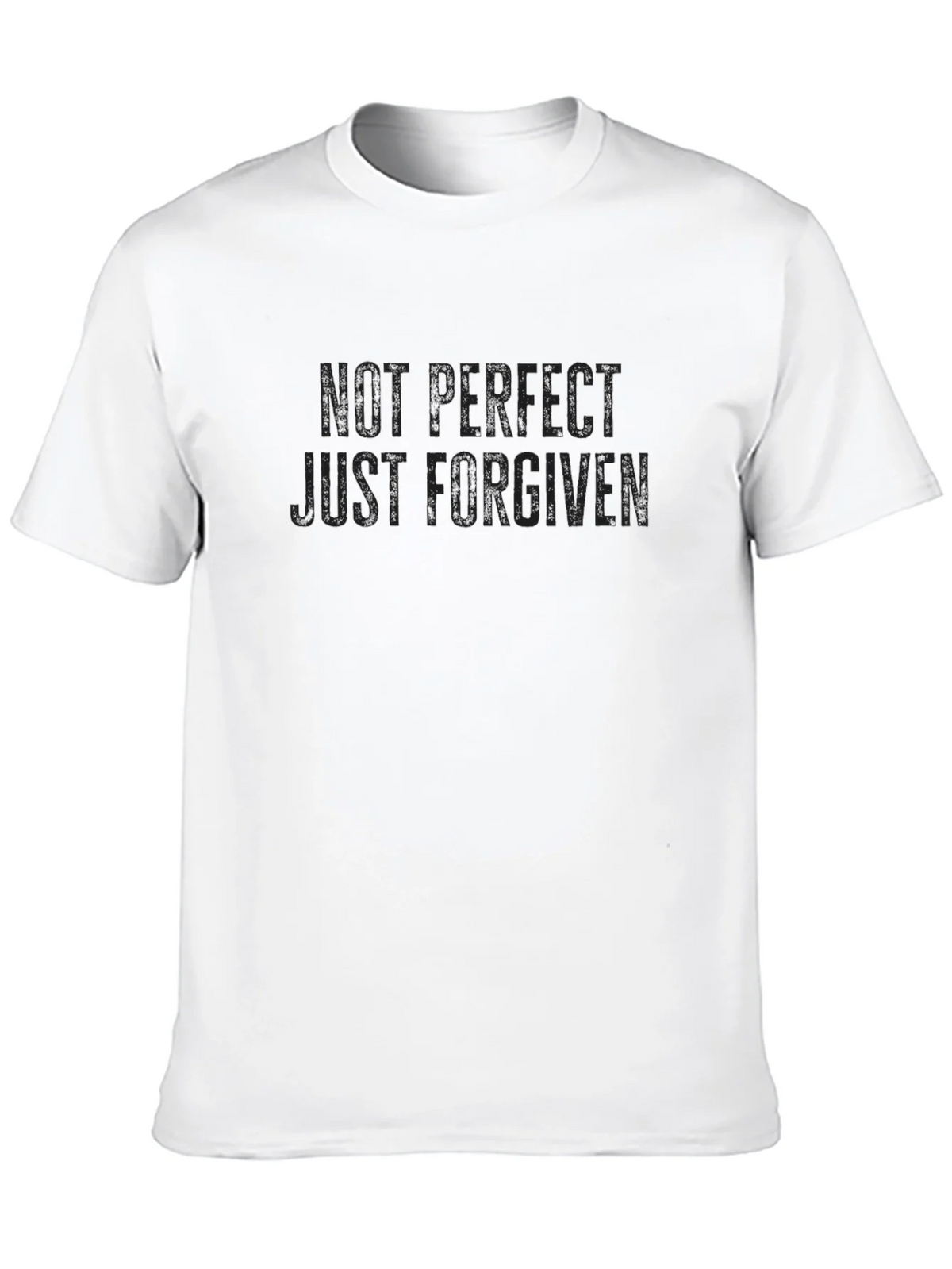 Not Perfect Just Forgiven Black T-Shirt product image 9