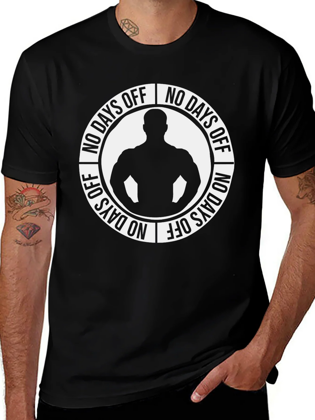 No Days Off Gym Bodybuilder T-Shirt product image 1