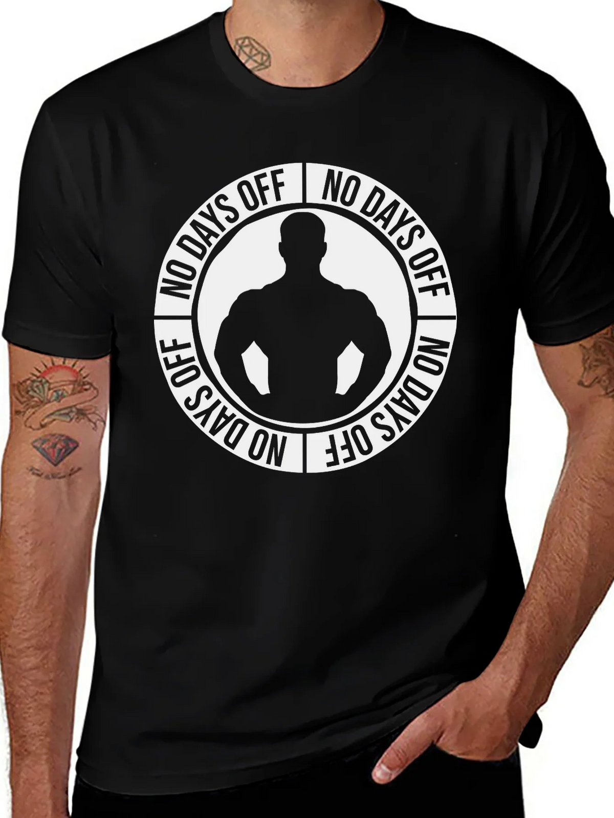 No Days Off Gym Bodybuilder T-Shirt product image 1