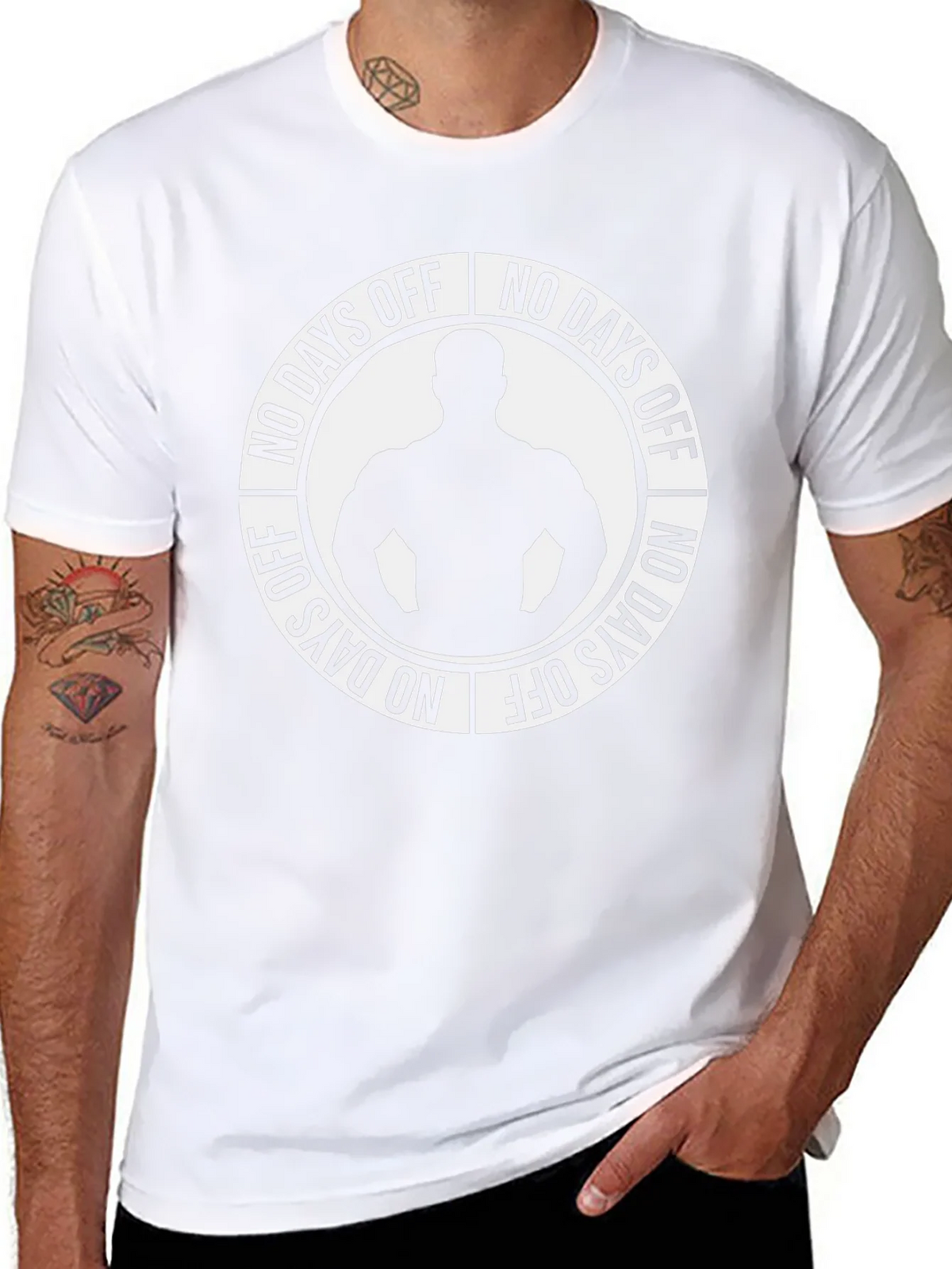 No Days Off Gym Bodybuilder T-Shirt product image 7
