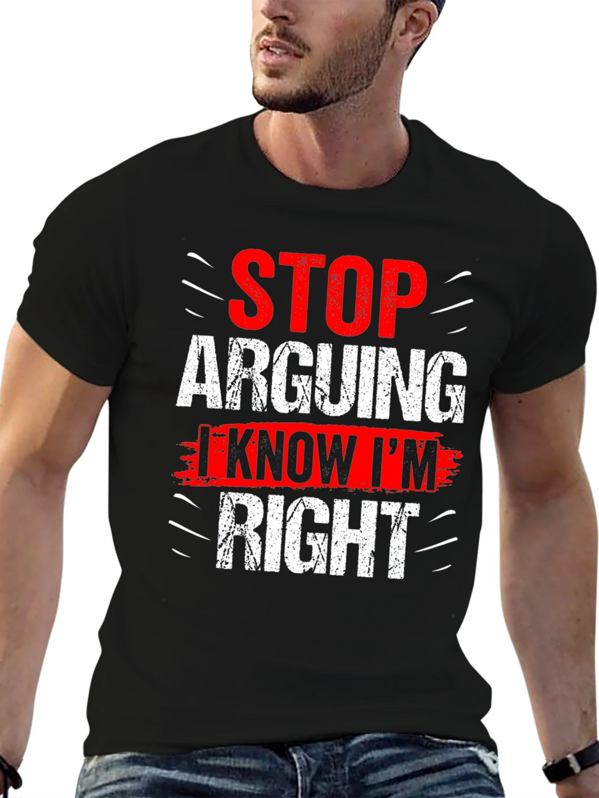Stop Arguing I Know Im Right Graphic T-Shirt product image 6