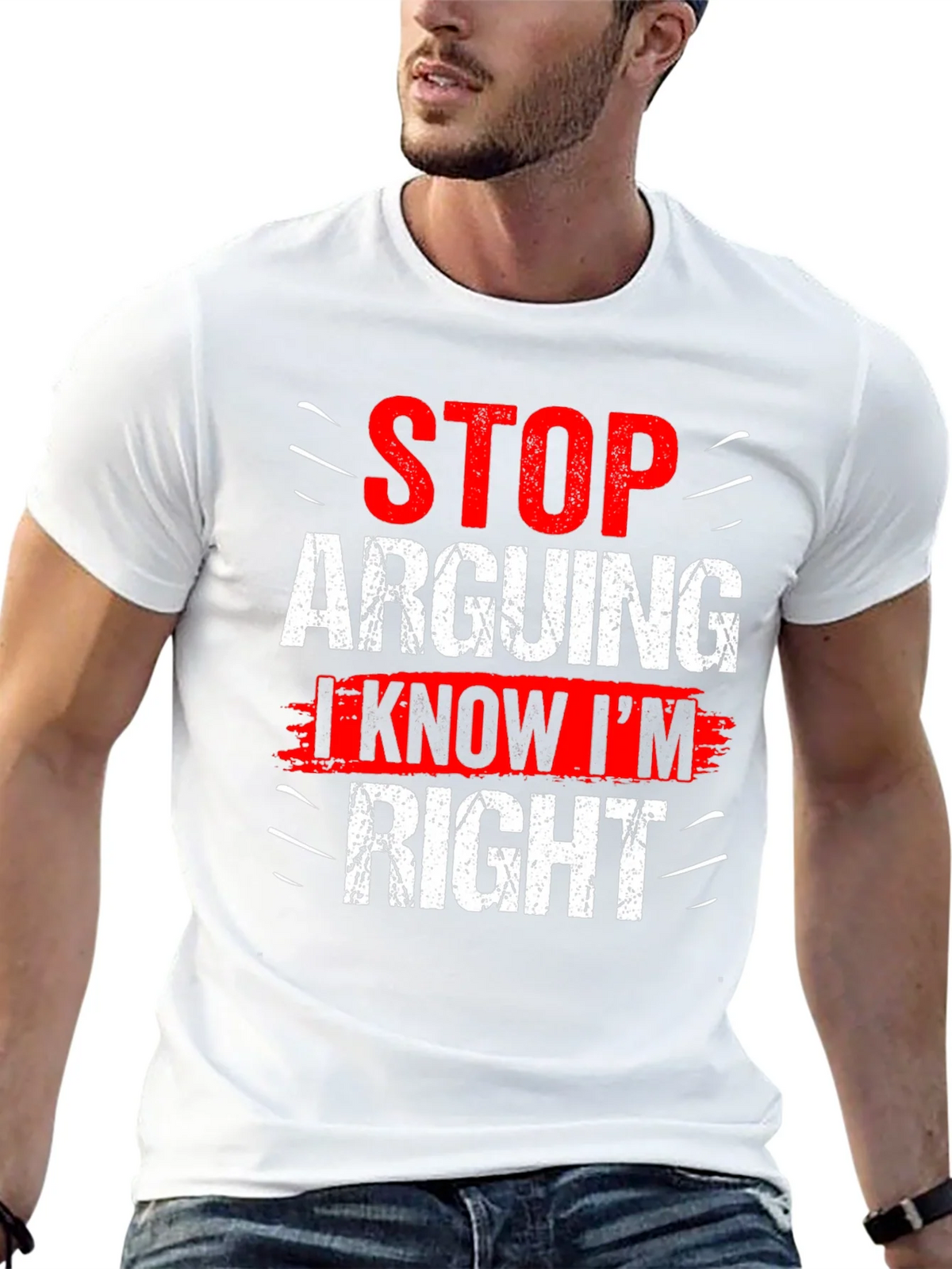 Stop Arguing I Know Im Right Graphic T-Shirt product image 12