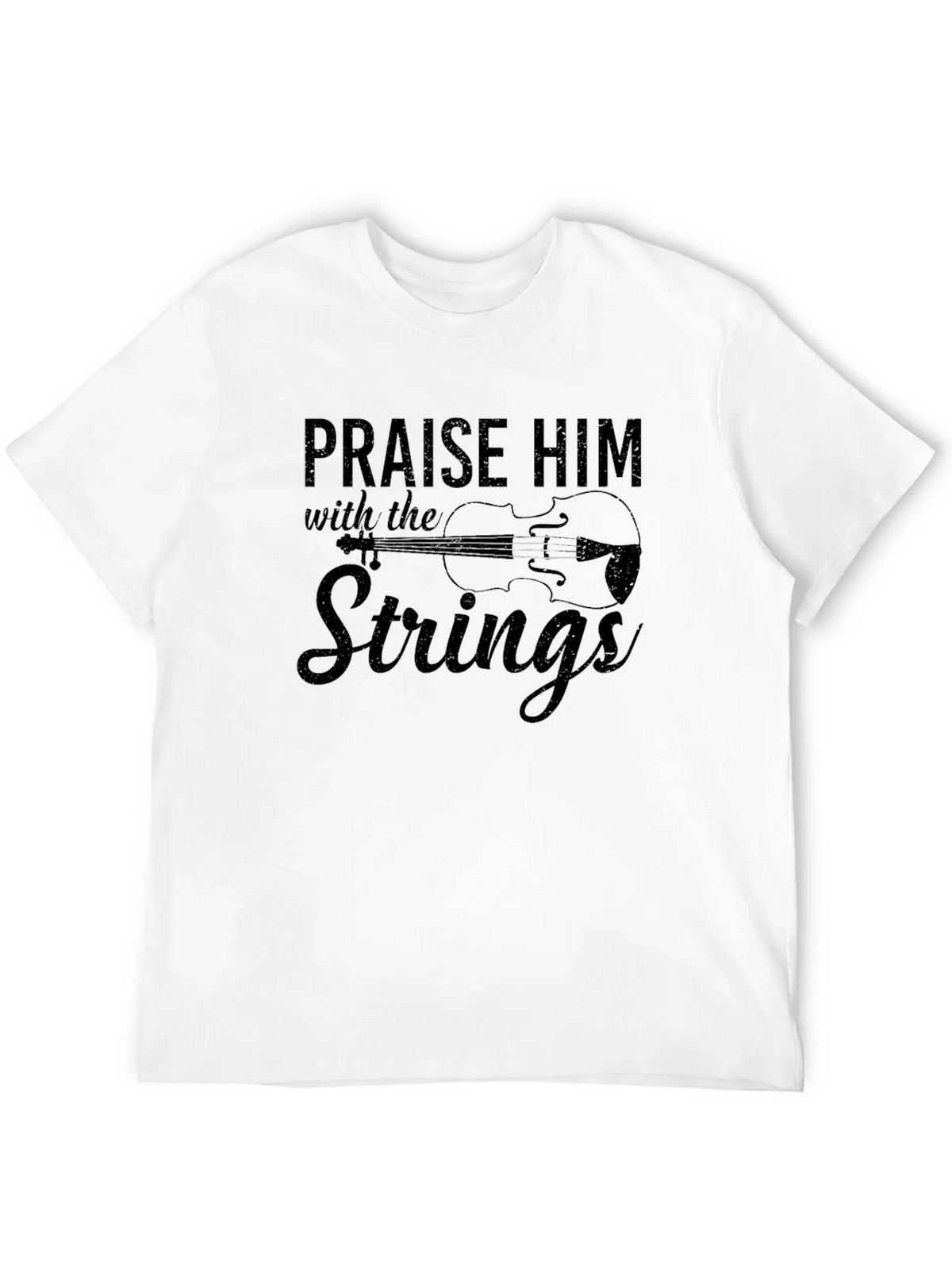 Praise Him With the Strings Black T-Shirt product image 11