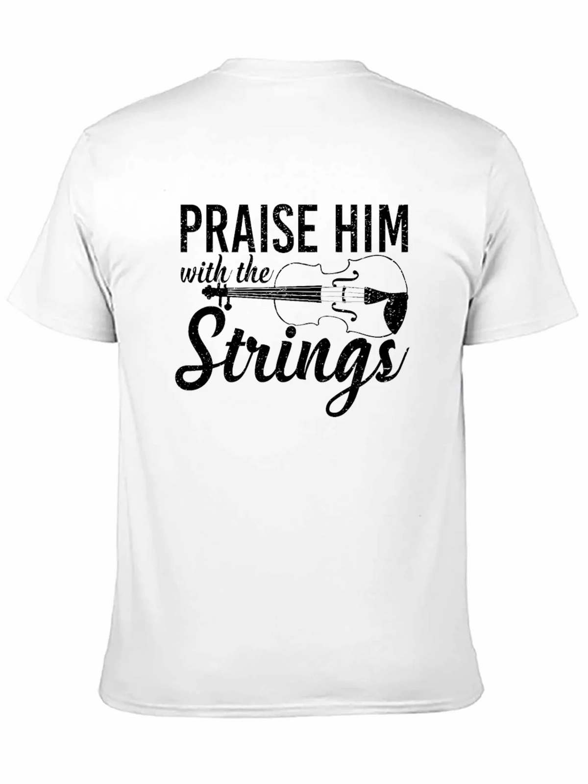 Praise Him With the Strings Black T-Shirt product image 10