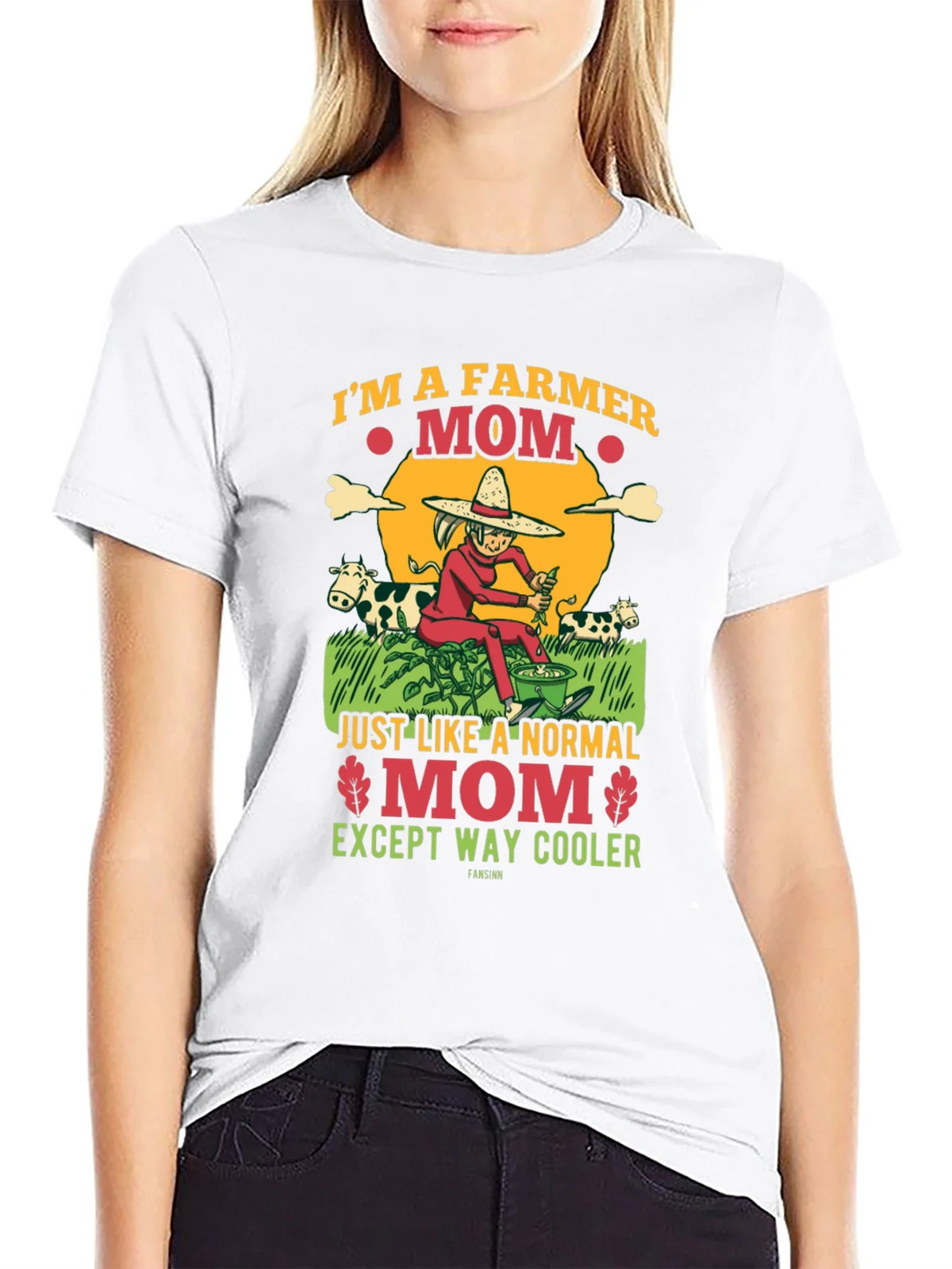 Farmer Mom Graphic Tee - Cool Mothers Day Gift product image 8