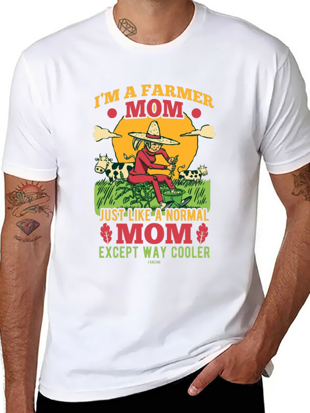 Farmer Mom Graphic Tee - Cool Mothers Day Gift product image 7