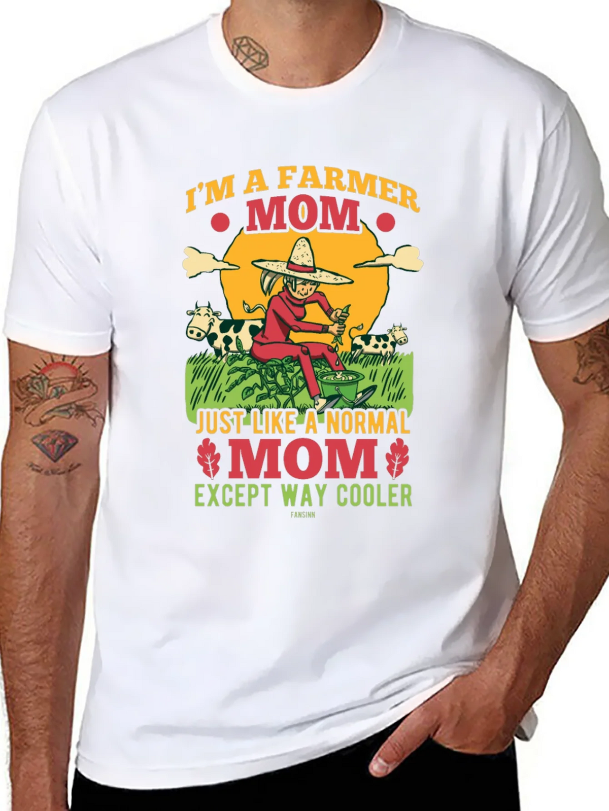 Farmer Mom Graphic Tee - Cool Mothers Day Gift product image 7